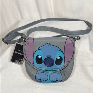 Stitch Crossbody Bag - Gray